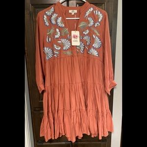 NWT- entro Long Sleeve dress- Size S